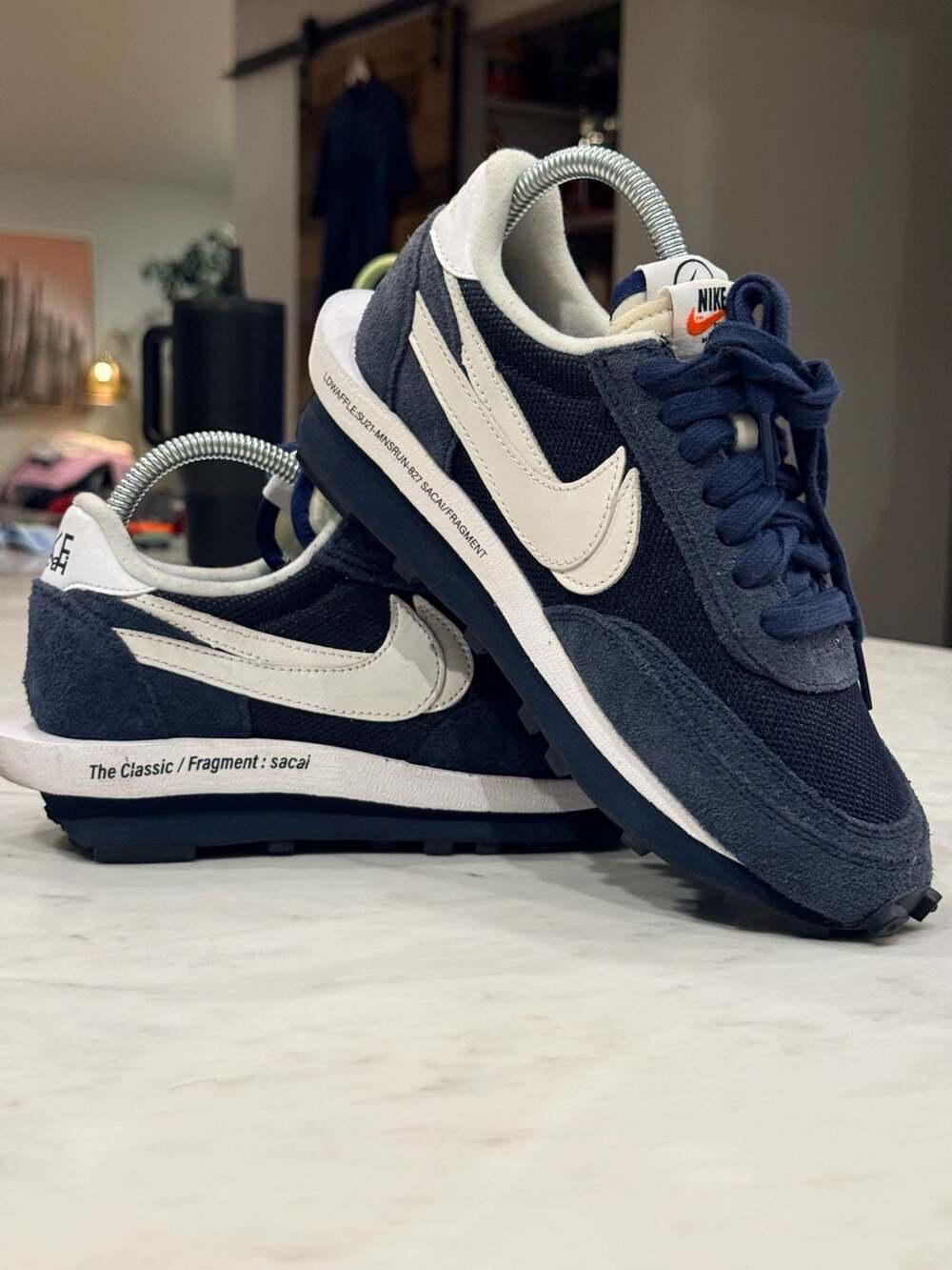 Nike LDWaffle x Sacai x Fragment Blackened Blue